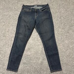 Signature Levi Strauss & Co Jeans Womens 12M Blue Modern Skinny Stretch Denim